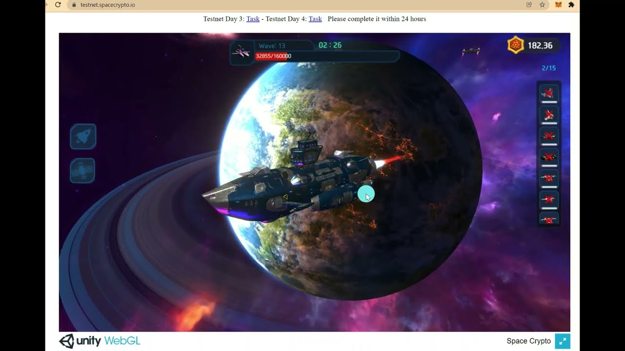 Space Crypto Closed Beta Test Day 7 - Game Graphics and Design