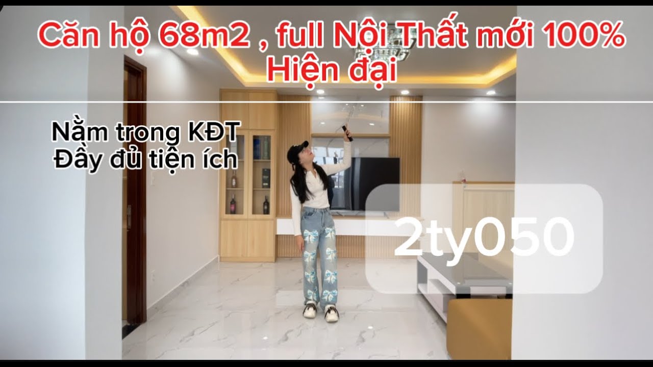 Chung Cư CT7 KĐT Vĩnh Điềm Trung Nha Trang | 68m 2 ,3phong ngủ , Nội thất mới 100%