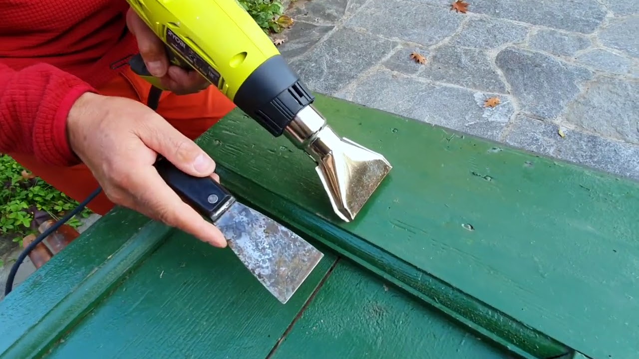 COME TOGLIERE LA VERNICE DAL LEGNO e dal metallo