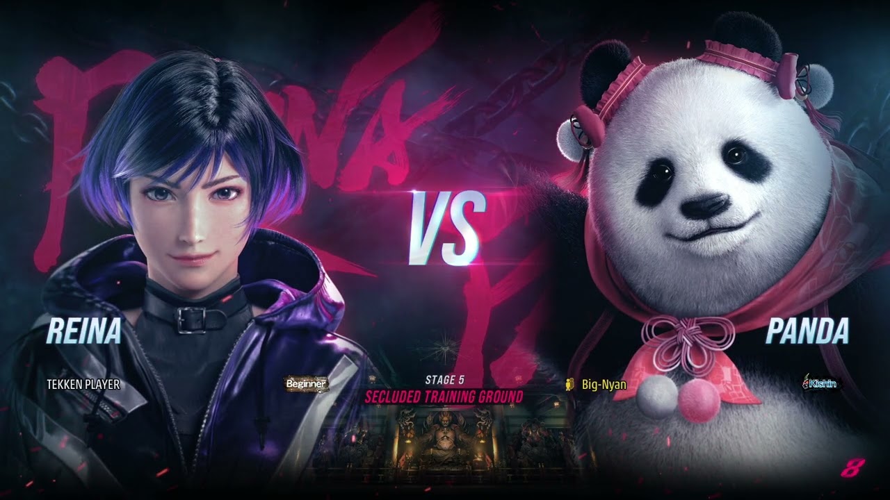 丽奈街机模式难度hard mod测试 reina tekken8