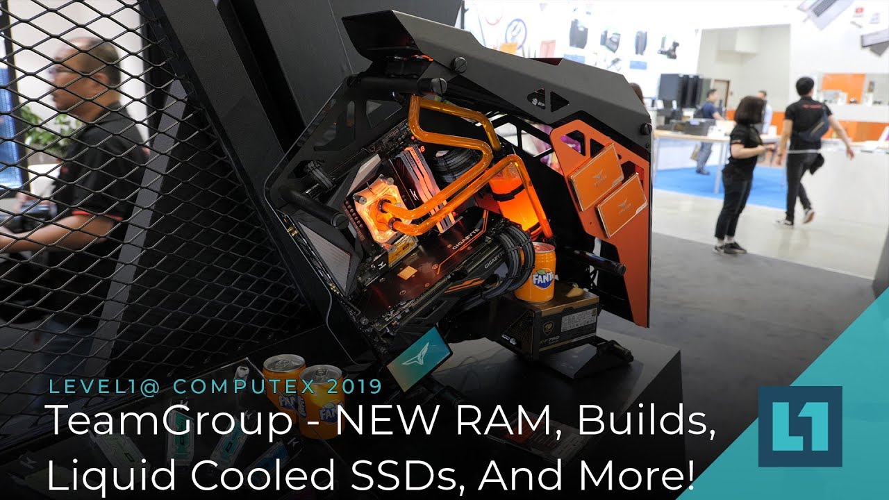 TeamGroup @ Computex: NEW RAM, Builds, Liquid Cooled SSDs, And More!