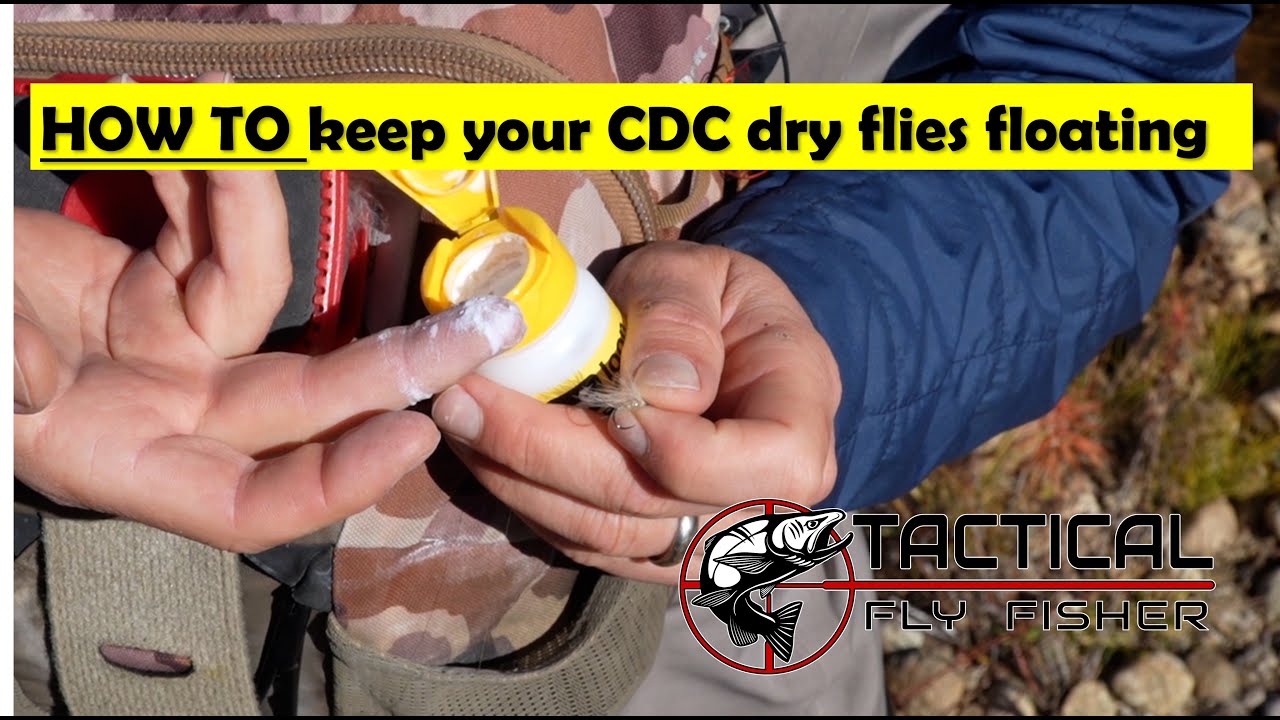 Three steps to keep your CDC dry flies floating