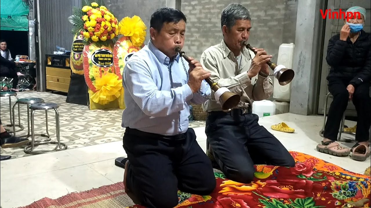 phong tục thổi k&egrave;n đ&aacute;m tang d&acirc;n tộc Gi&aacute;y# bản vược# b&aacute;t x&aacute;t