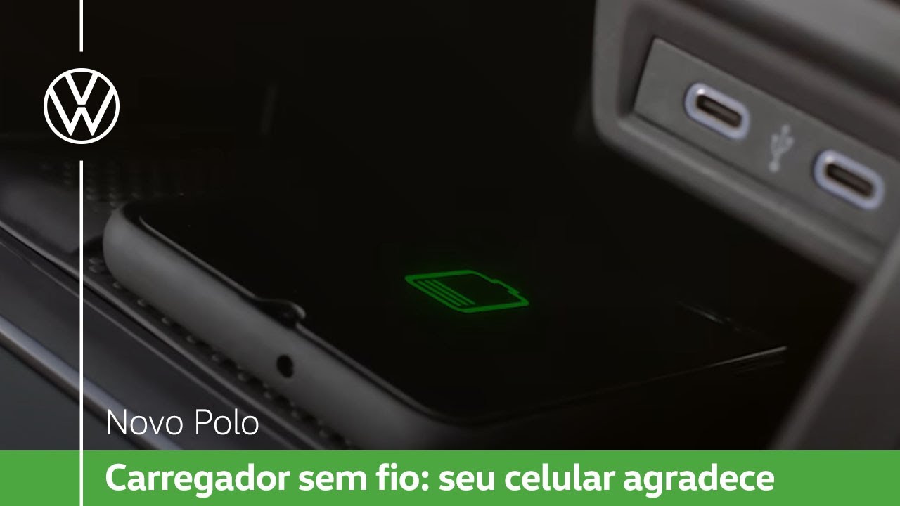Novo Polo | VW Play e Carregador por Indu&ccedil;&atilde;o | VW Brasil