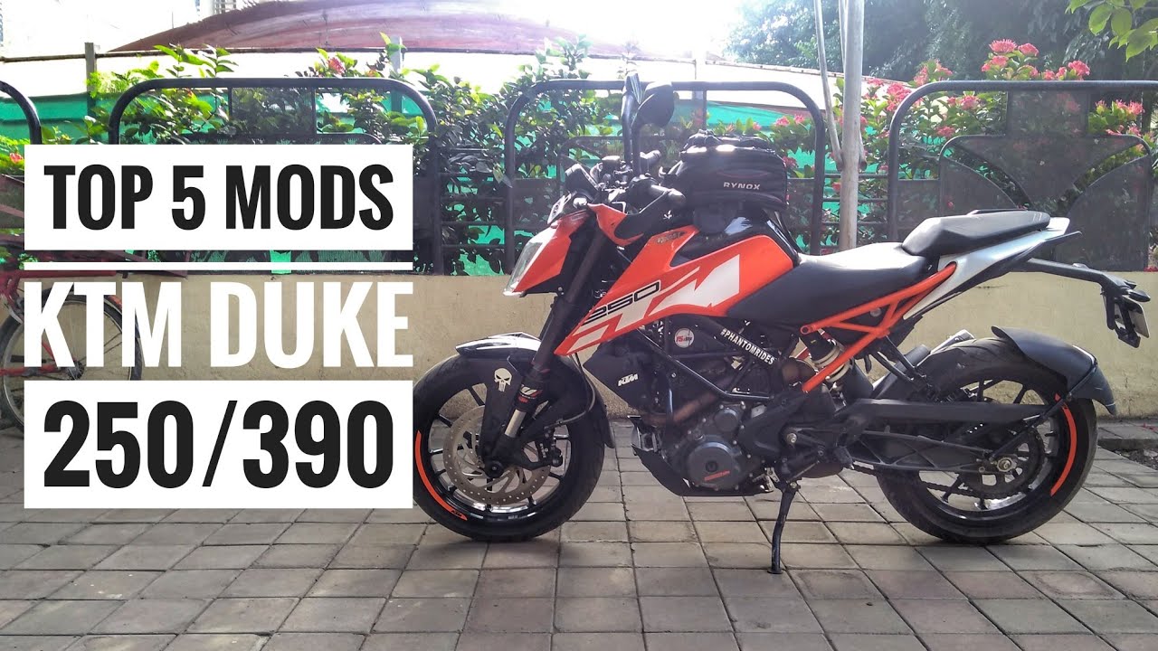 Top 5 Mods for KTM Duke 250 & 390 | Radiator Guard | Front Fork Slider | Swingarm Slider | Gear Sock