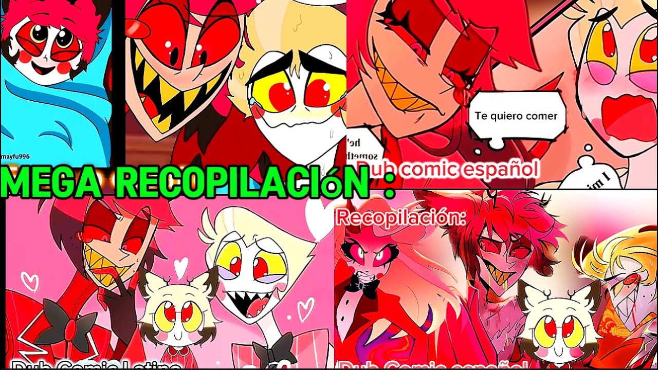 Gran recopilación: Lucifer y Alastor una vida y familia amorosa❤️✨HAZBIN HOTEL Comic Dub español