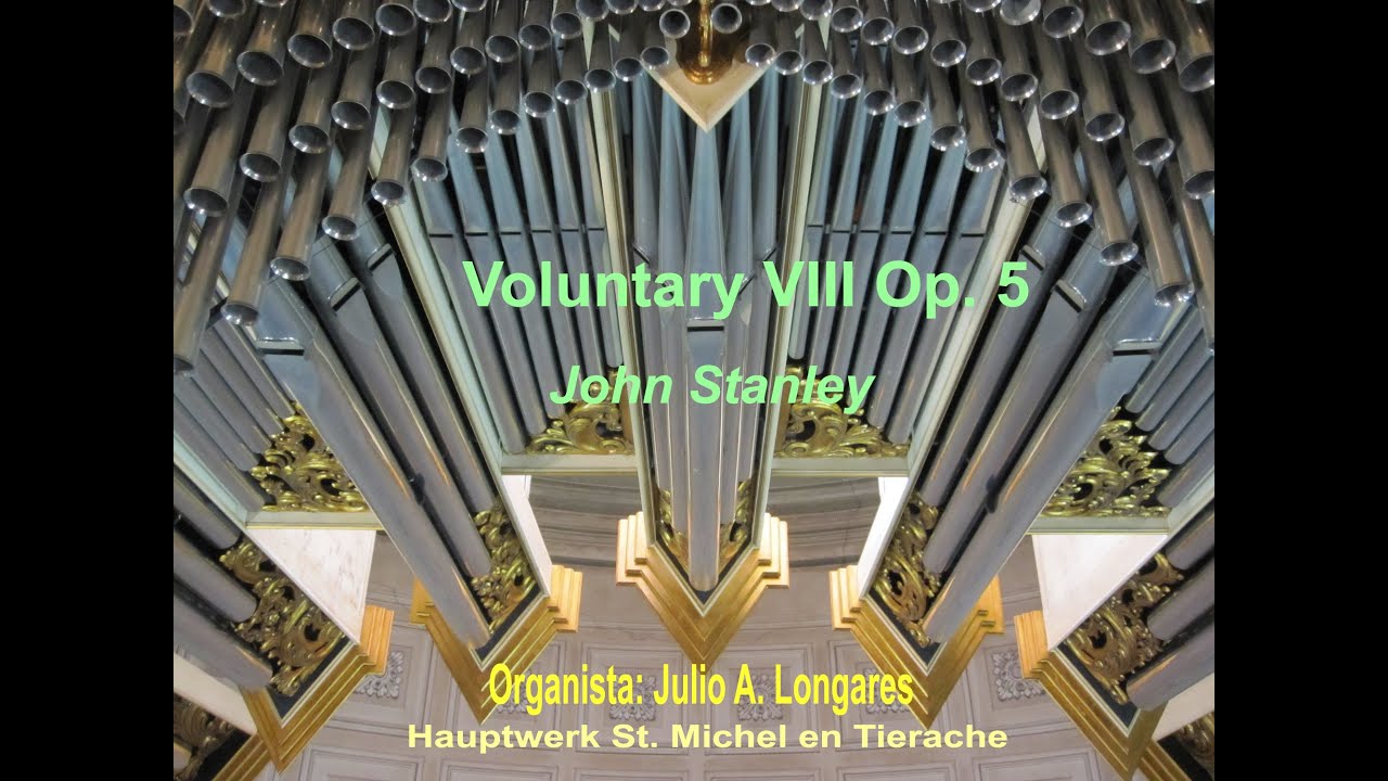 John Stanley. Voluntary VIII op. 5