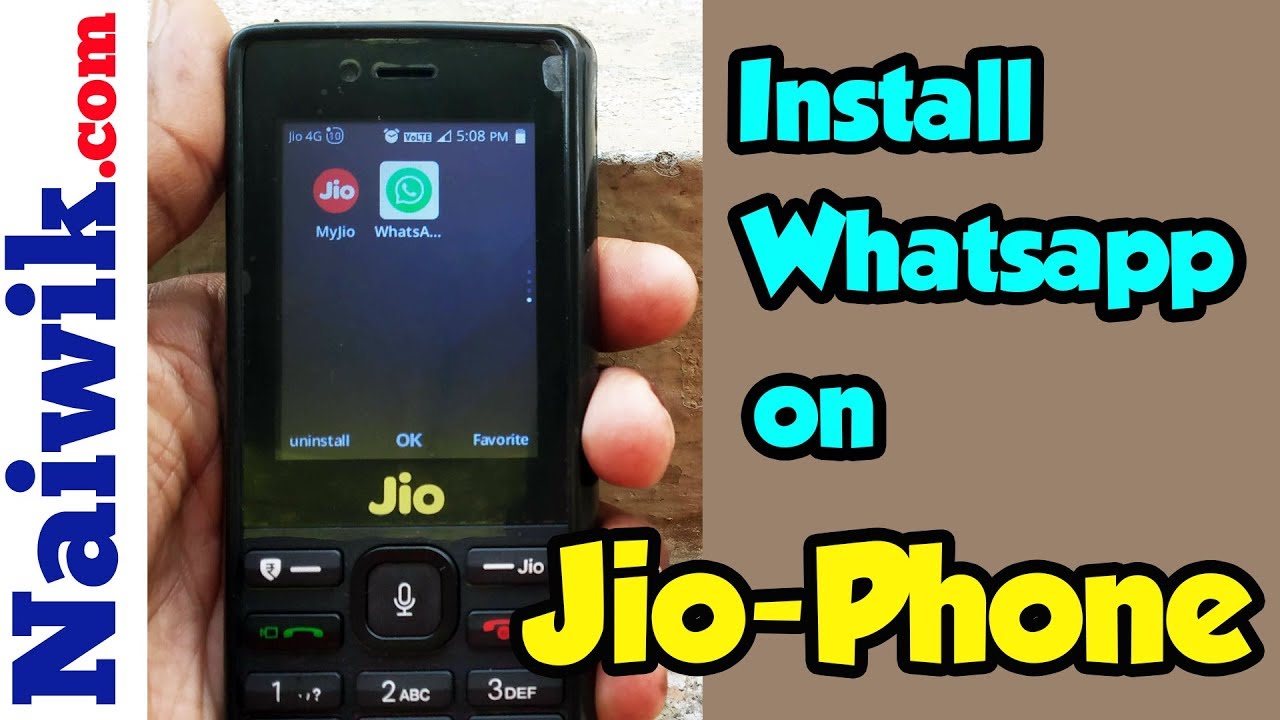 How to install and use Whatsapp on Jio Phone | KaiOS