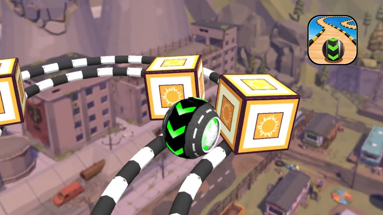 Rolling Ball Sky Escape  Gameplay  Level 91 - 98