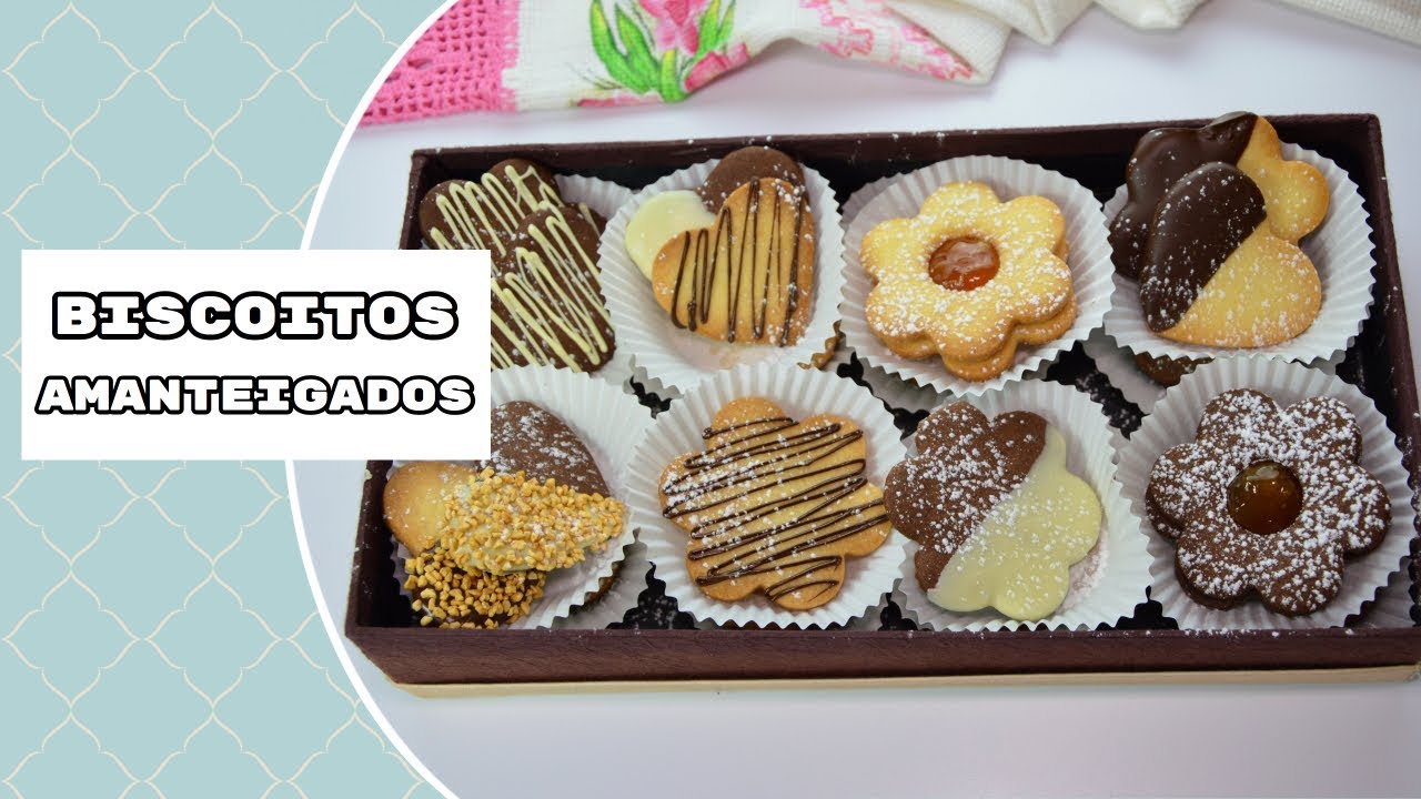 BISCOITOS AMANTEIGADOS (clássicos da confeitaria italiana)