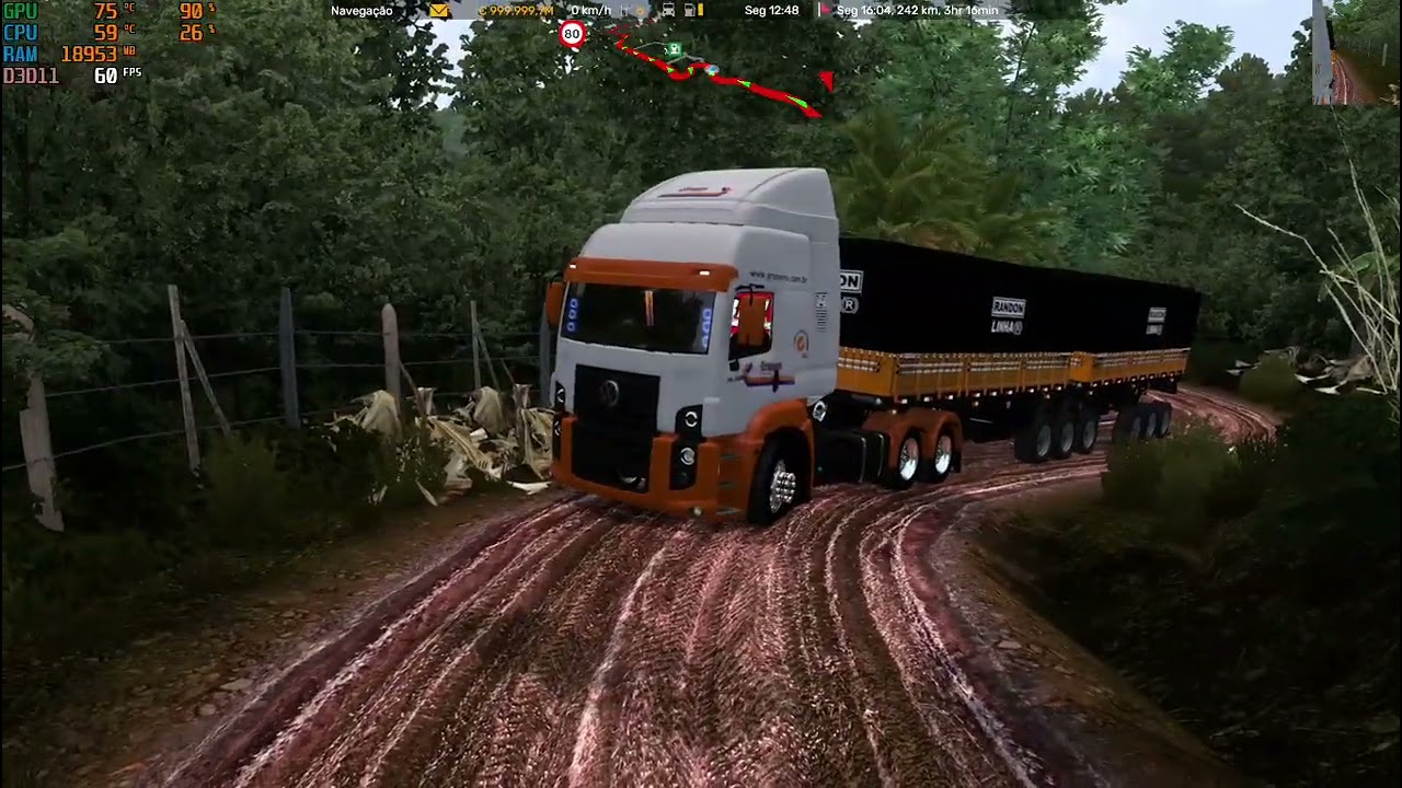 Ets2 volkswagen constellation trajeto insano