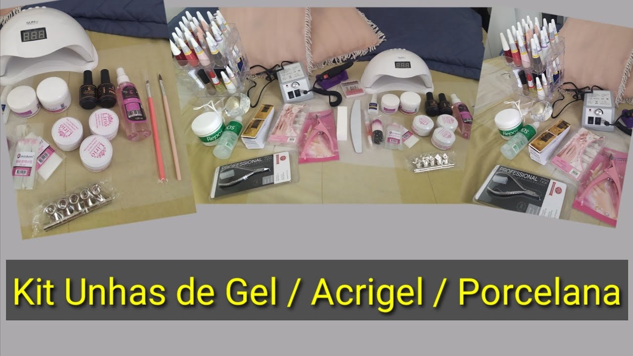 Kit Unhas de Gel do Mercado Livre