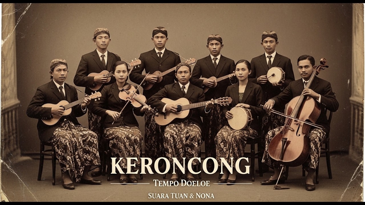 Instrumen Keroncong Syahdu Pengantar Tidur Nyenyak - Tembang Djadoel Noeansa Masa Silam | VOl 2