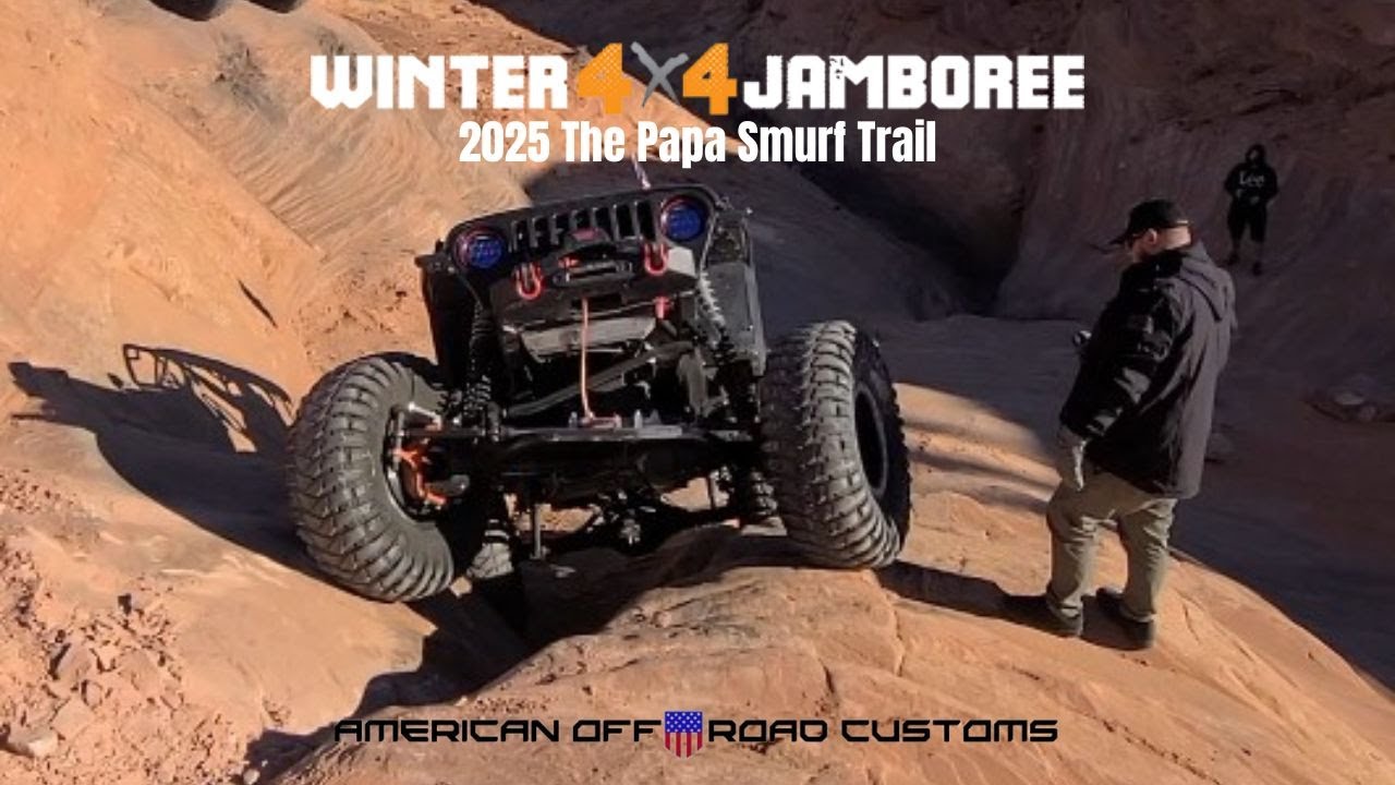 Papa Smurf Trail at Winter 4x4 Jamboree 2025 | Sand Hollow Rock Crawling