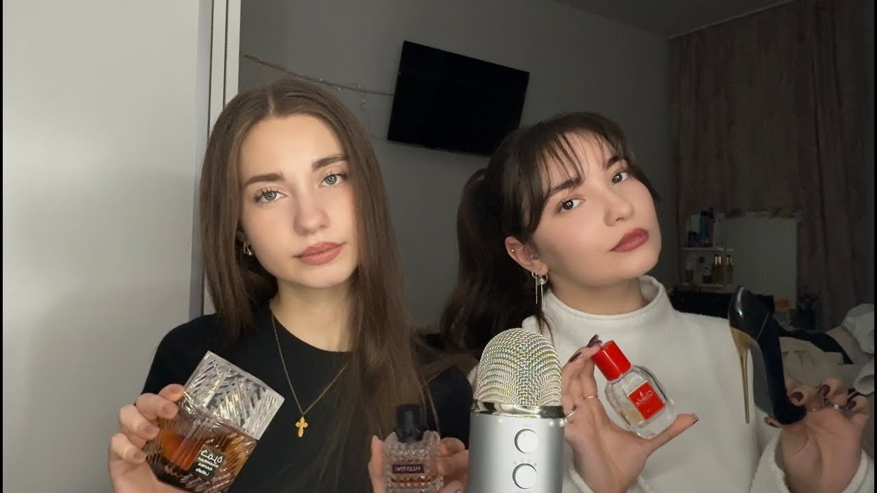 ASMR Guess the Parfum 🌺 with my sister