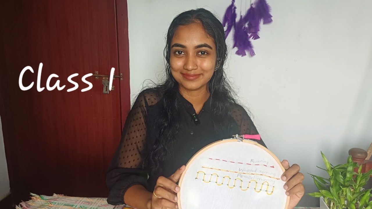 Class 1: Start your embroidery journey with the basics 🌼