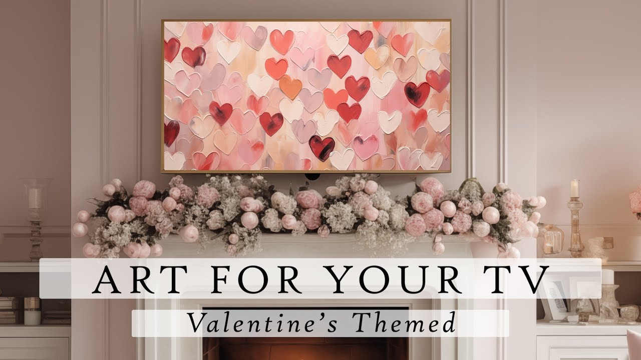 Valentine's Themed Art For Your TV | Vintage Art TV | TV Art Slideshow | TV Art | 4K | 3 Hours