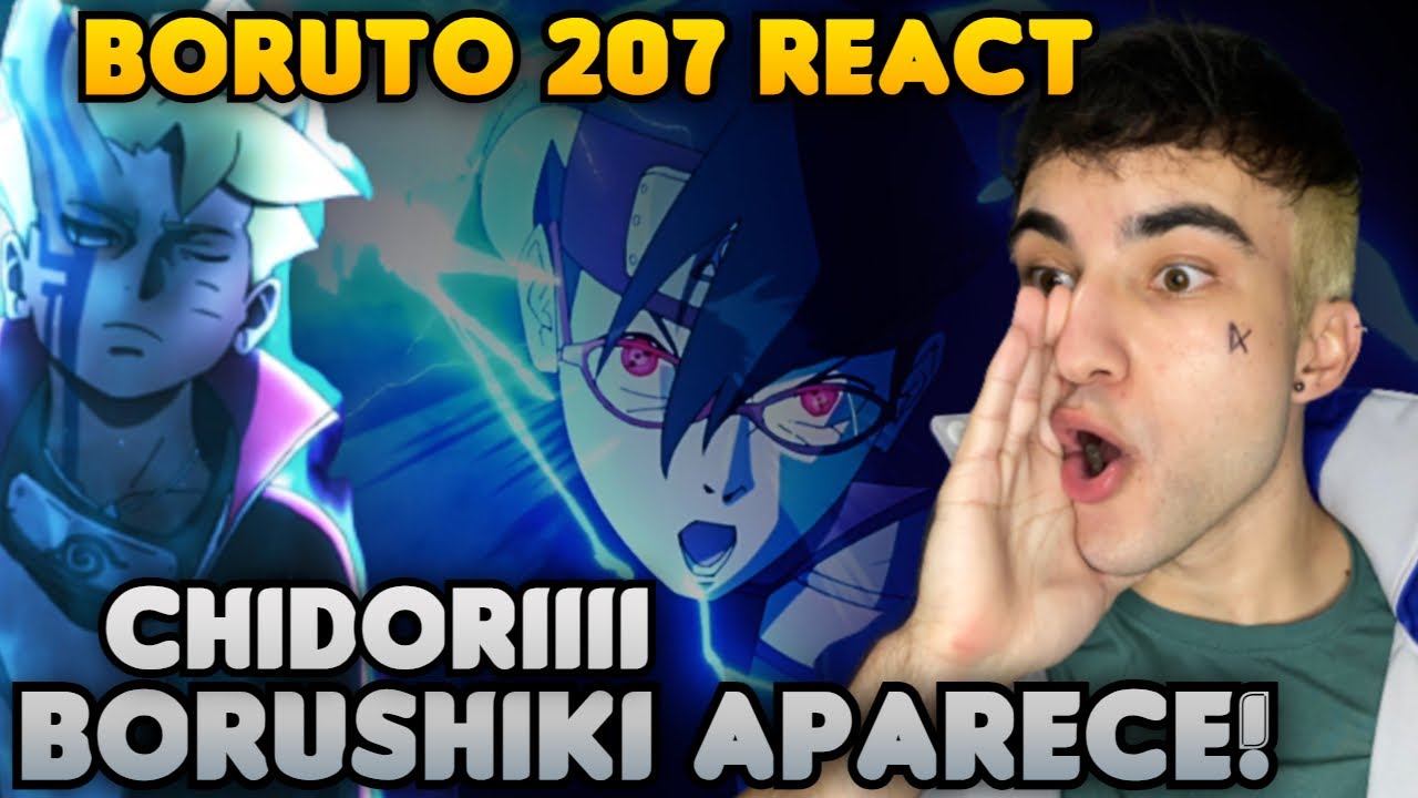 BORUSHIKI APARECE E SARADA CHIDORI | TIME 7 VS BORO - React Boruto 207