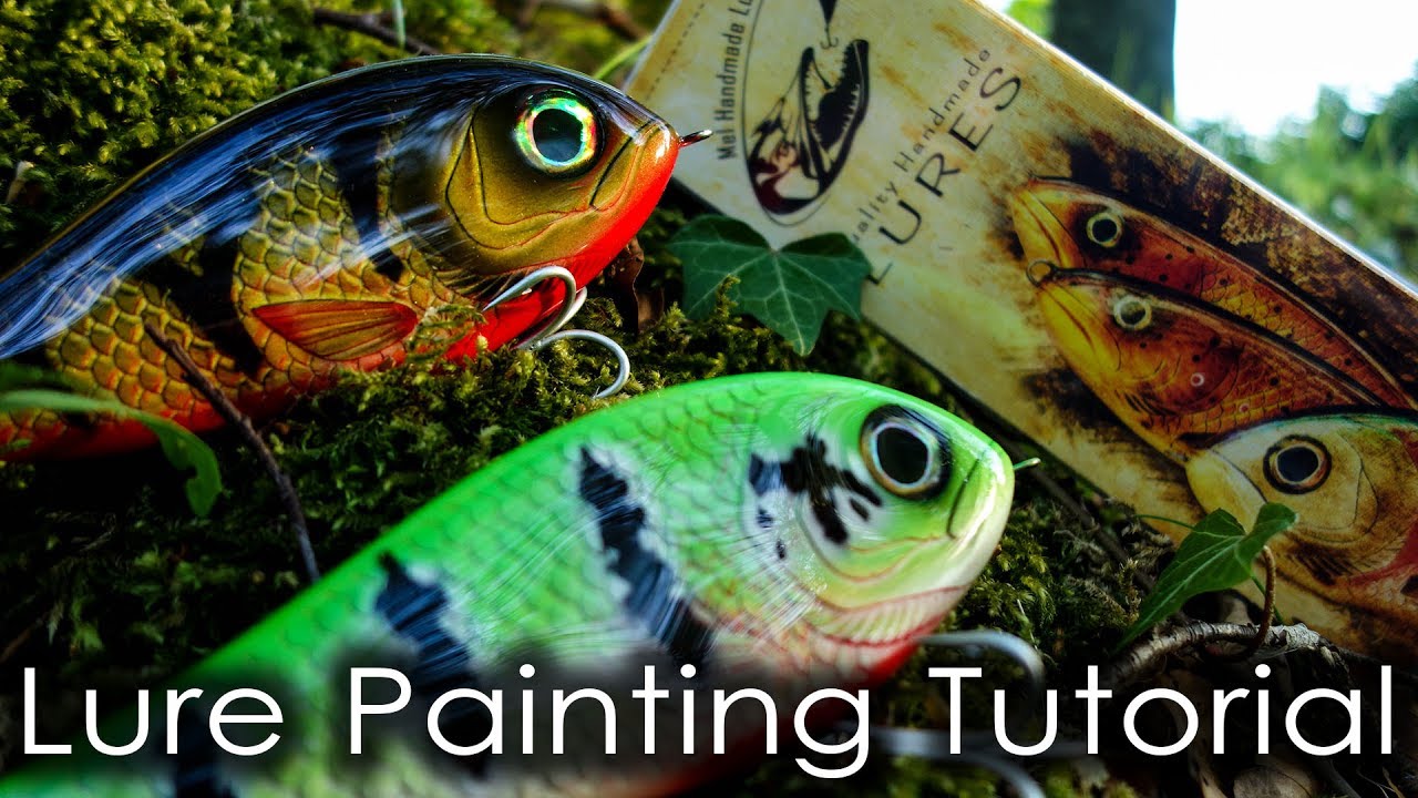 Lure painting tutorial - Episode 2 - Perch.
