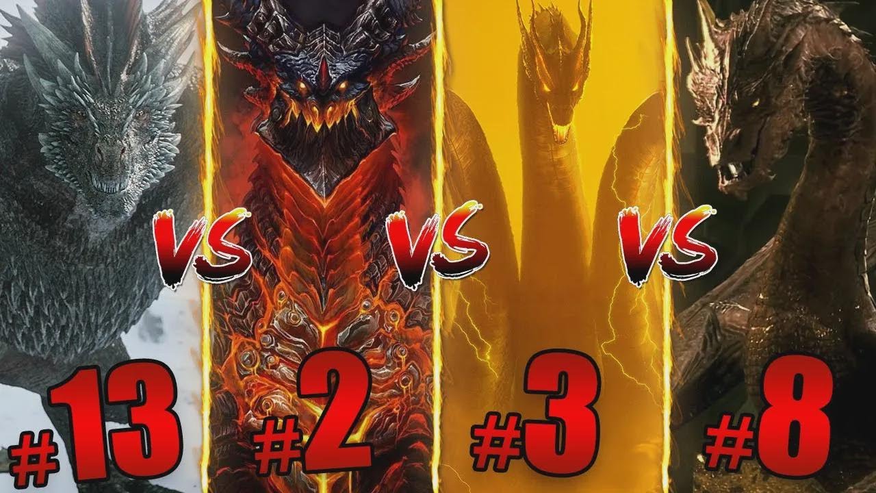 ¿Quién es el dragón más poderoso de toda la ficción? | De los más débiles a los más fuertes