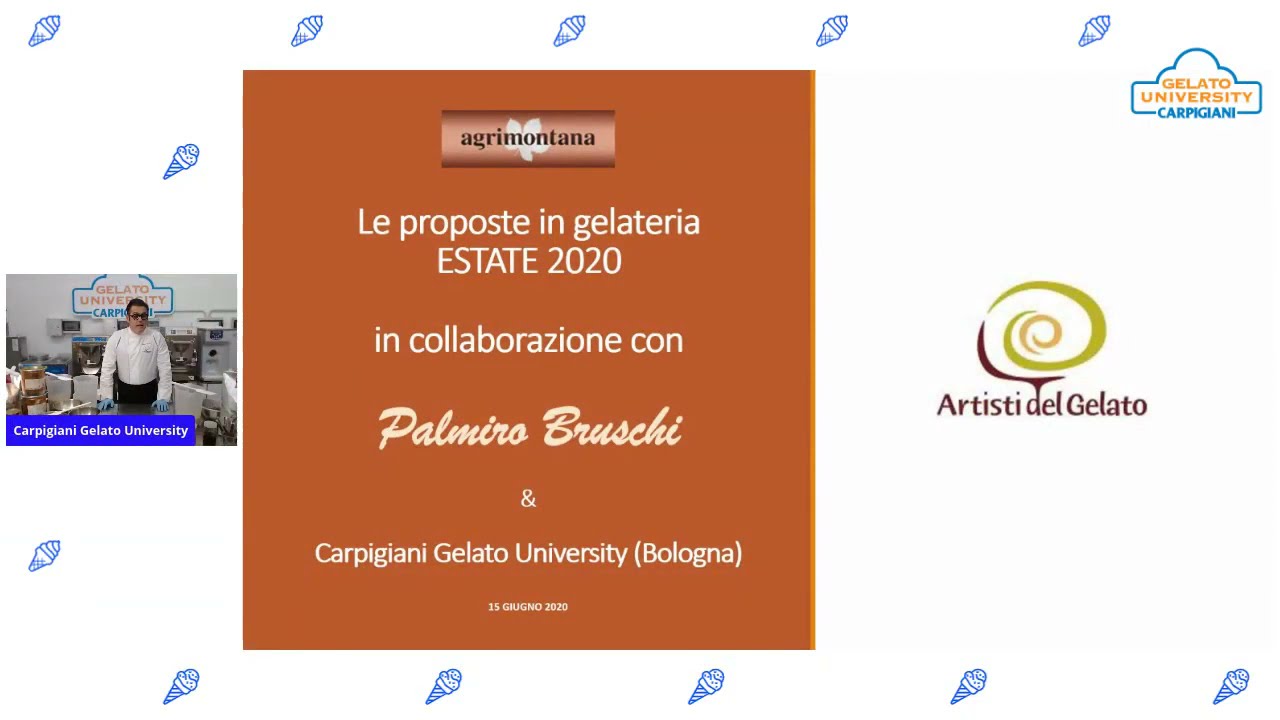 Palmiro Bruschi per Gli Artisti del Gelato - Agrimontana