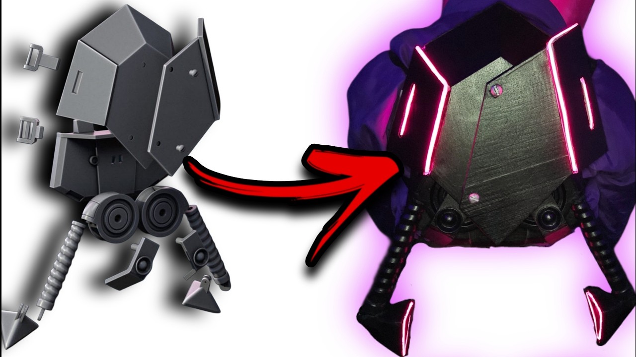 HOW TO MAKE MILES PROWLERS 3D PRINTED BACKPACK LIGHT UP! Spider-man: across/beyond the spiderverse