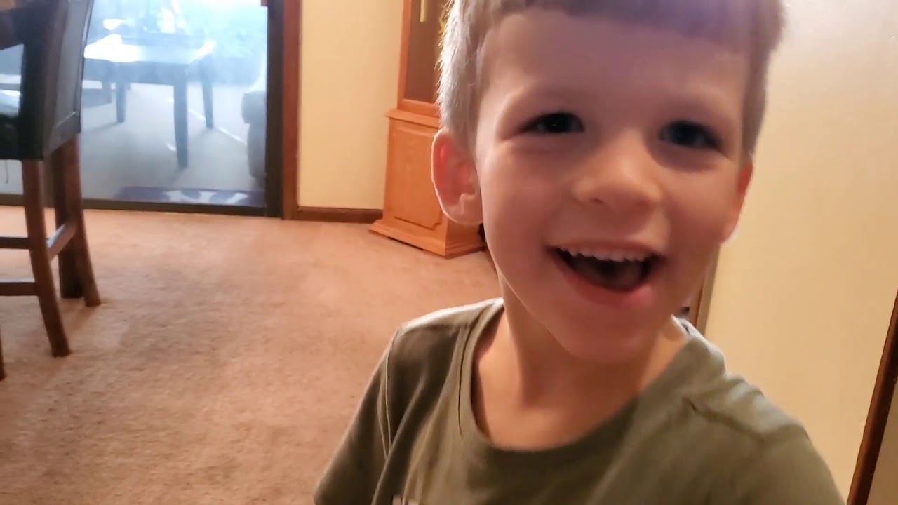 Little Kid Loves To Vacuum!