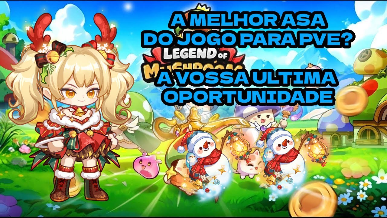 URGENTE - A MELHOR ASA PARA PVE!? ULTIMA OPORTUNIDADE - LEGEND OF MUSHROOM
