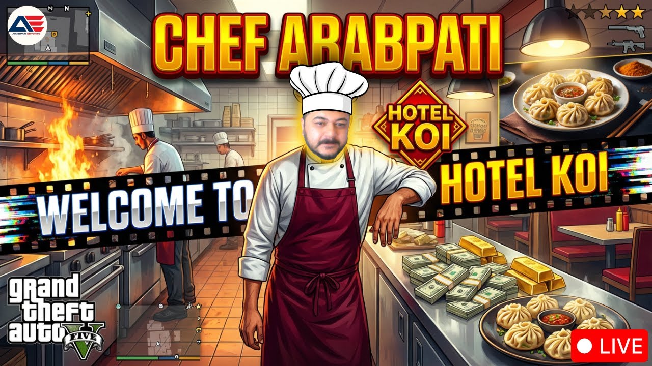 🔥CHEF ARABPATI || HOTEL KOI || GTA ROLEPLAY 🔥|| BCRP || ARABPATI IS LIVE