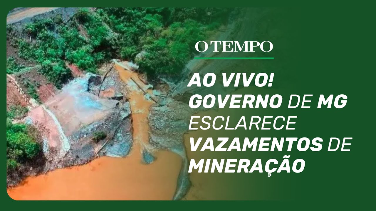 Congonhas registrou três vazamentos de mineração em menos de uma semana | AO VIVO
