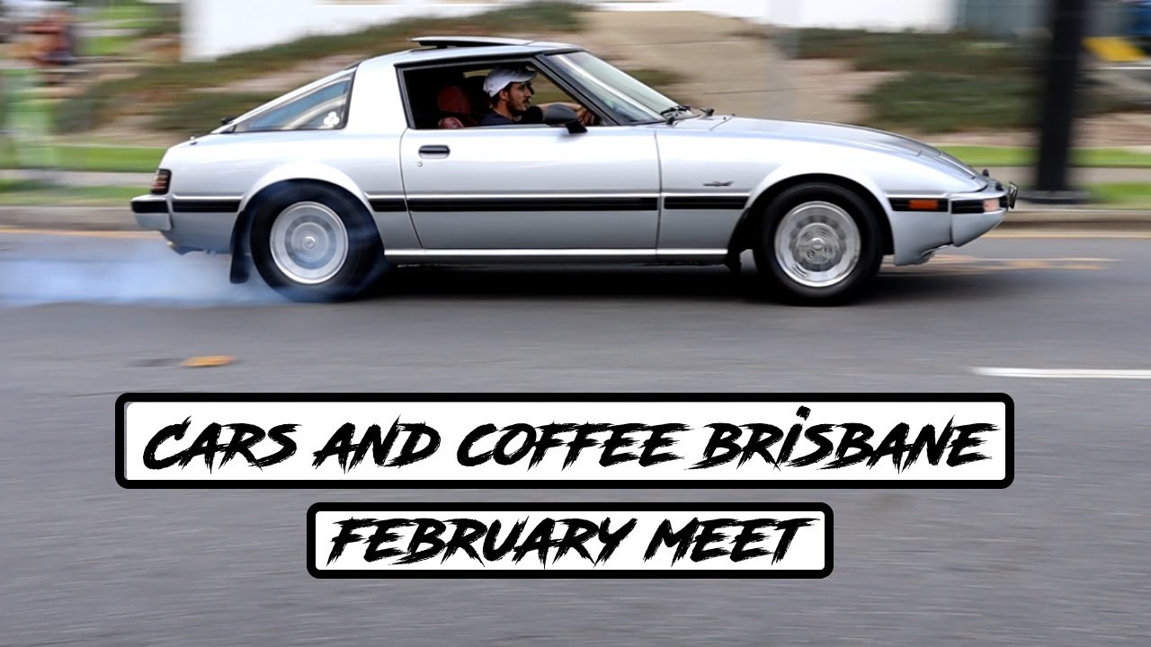 Modified Cars Leaving Cars And Coffee Brisbane - February Meet | Skids, Burnouts, Pulls, and more!