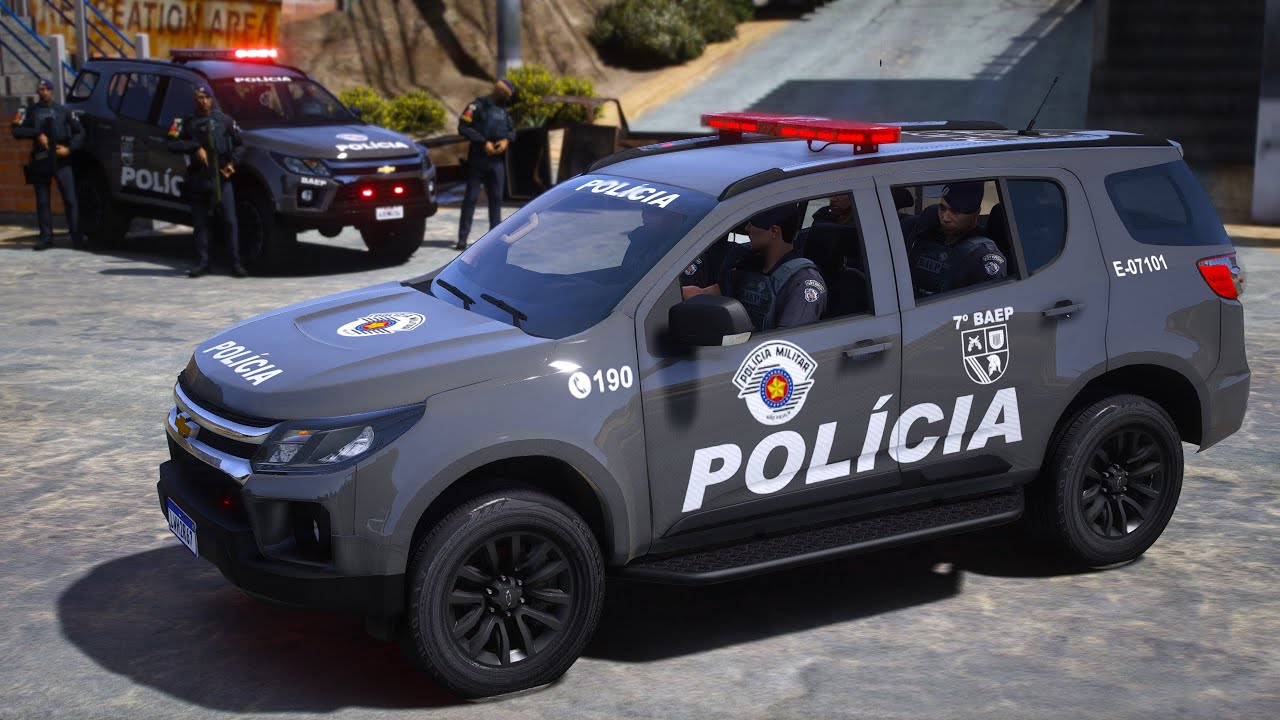TRAFICANTES ENTRAM EM CONFRONTO COM 7° BAEP NA COMUNIDADE | GTA 5 POLICIAL