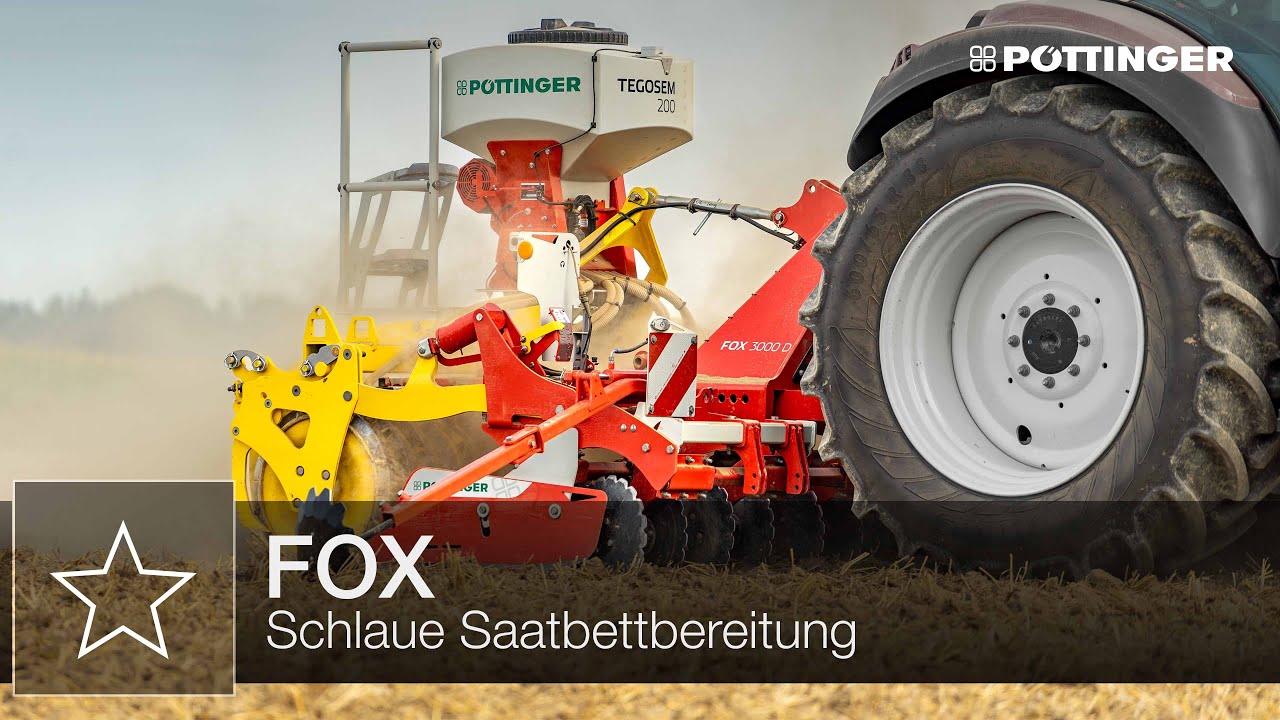 Schlaue Saatbettbereitung mit FOX Kurzkombination – Highlights | PÖTTINGER