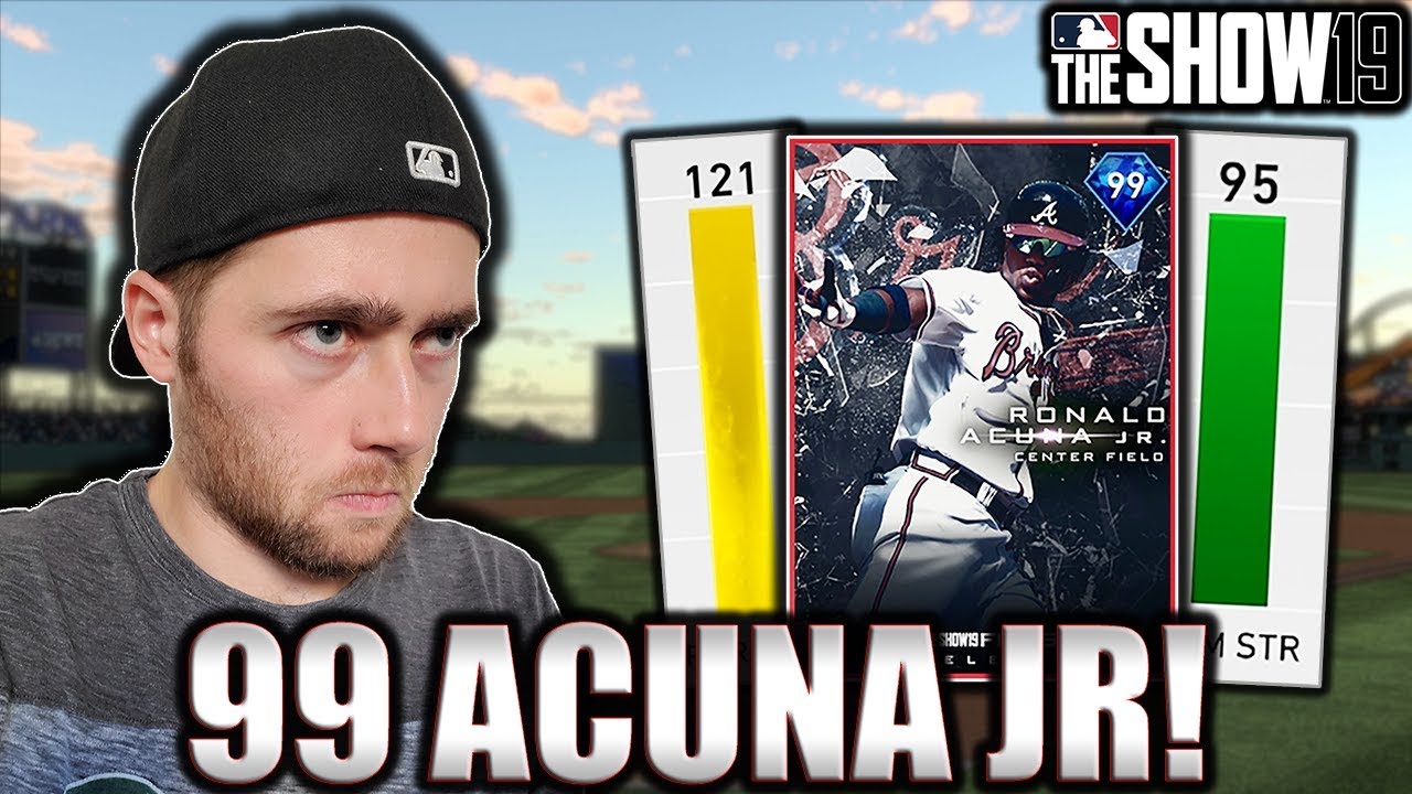 99 RONALD ACUNA JR!! MLB THE SHOW 19 DIAMOND DYNASTY