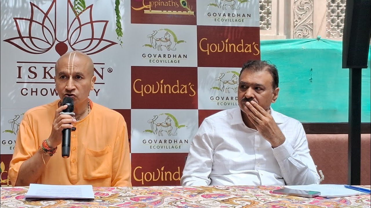 Govinda’s Restaurant ISKCON Chowpatty Launch-Dr. Navaljit Kapoor, JS Ministry of Tribal Affairs, GOI