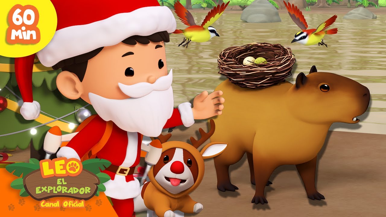 ¡Los animales más alegres del bosque! 🎄🎅🎁 | Especial de Navidad | Leo, El Explorador | Animación