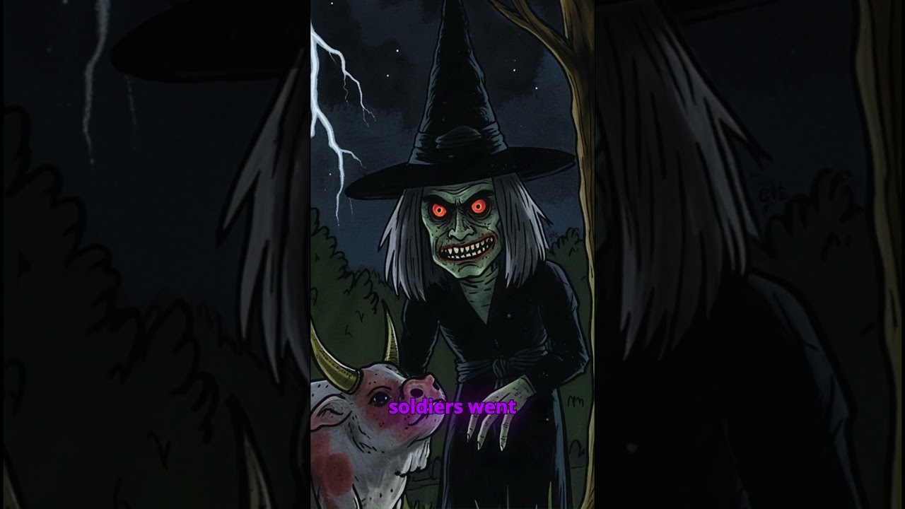 True German Horror: 🇩🇪The Witch of H&uuml;rtgen Forest 👁️&zwj;🗨️ #Shorts #scary