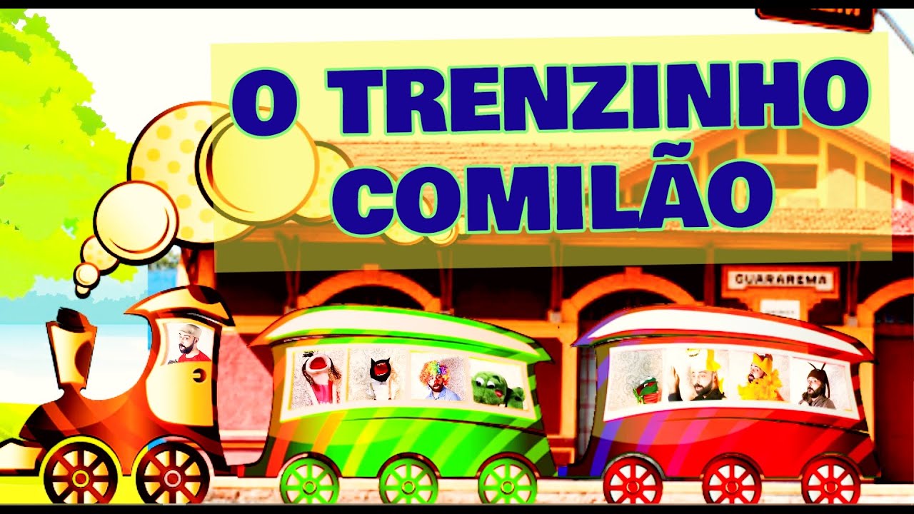 O TRENZINHO comilão PE ZEZINHO cover   por TIAGO VILELA KIDS musicas infantis   músicas para criança