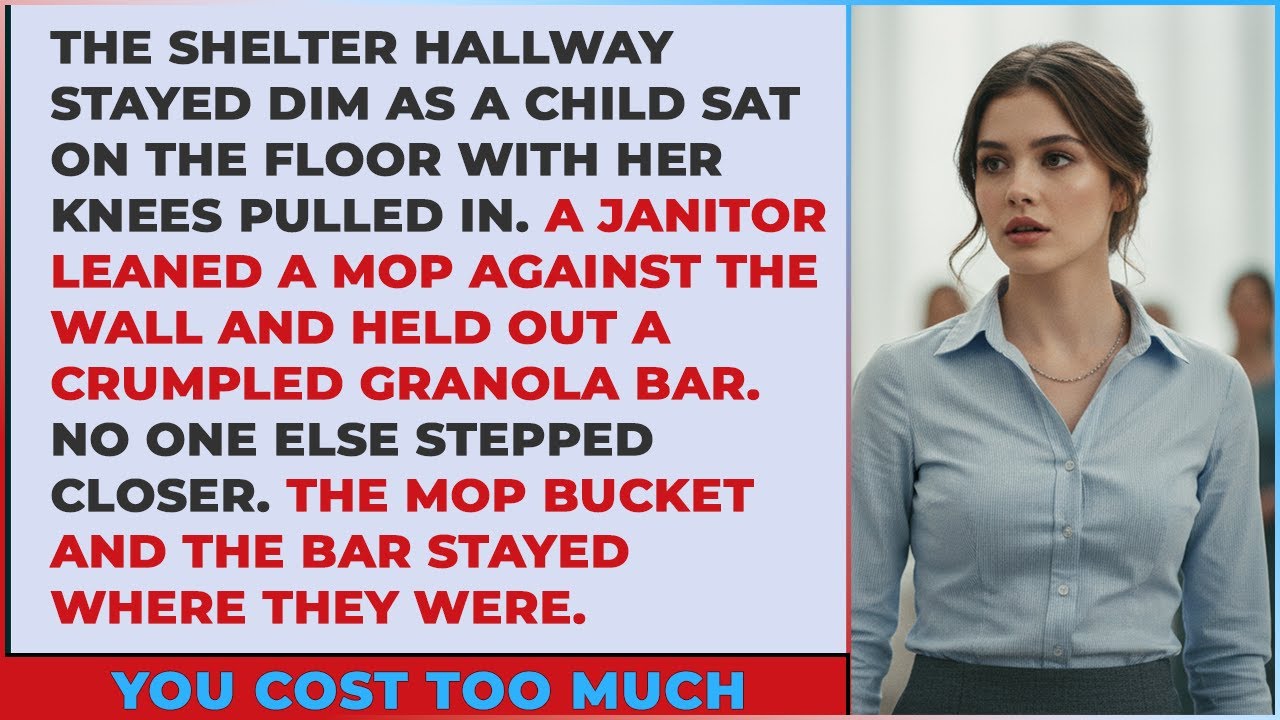 When they said “No,” the mop bucket stayed by the wall as I sat on the floor