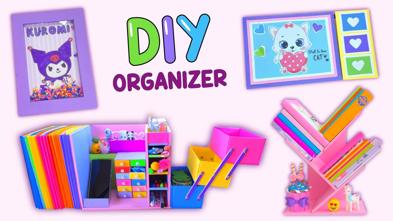 5 ИДЕЙ ДЛЯ СДЕЛАЙТЕ ОРГАНАЙЗЕР СВОИМИ РУКАМИ ИЗ КАРТОННЫХ КОРОБОК #organizerdiy