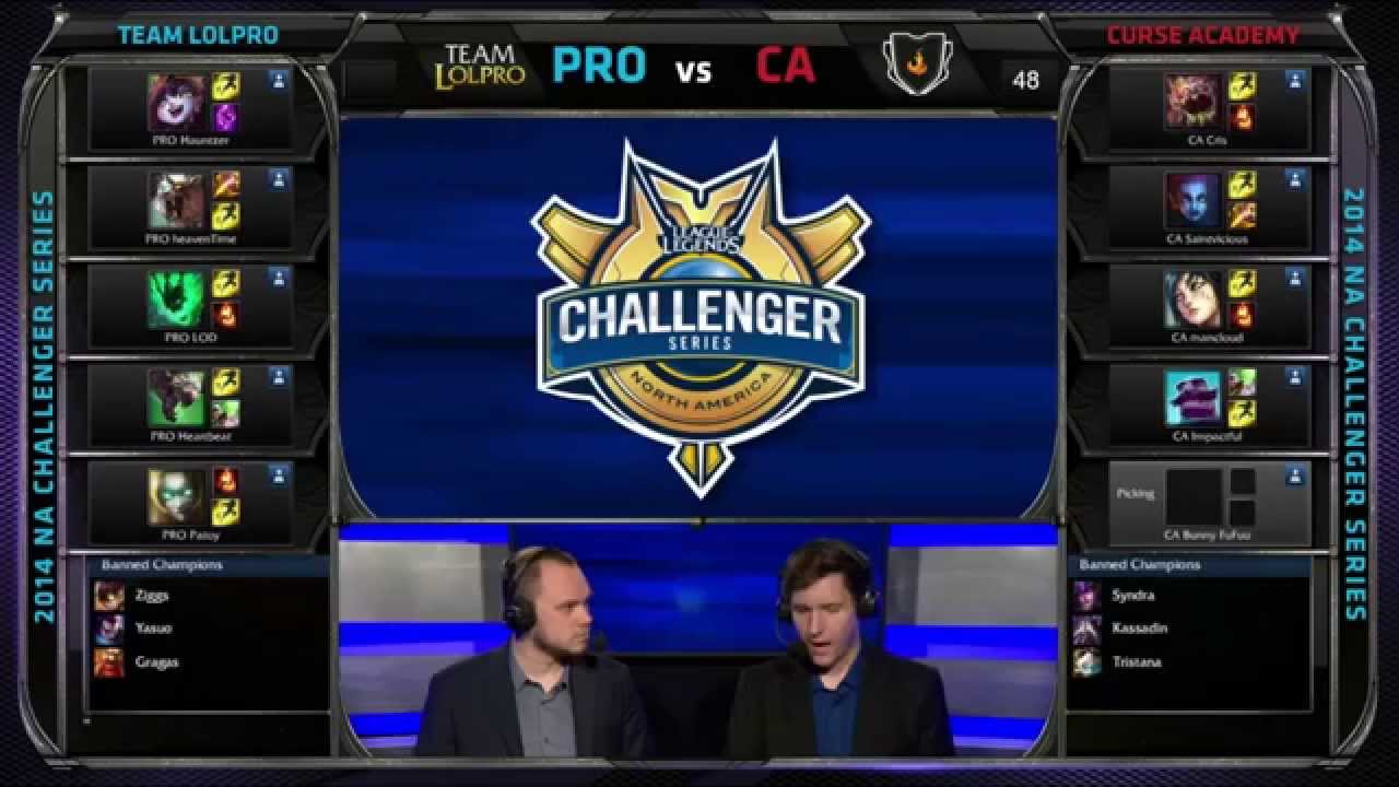 Team LoLPro vs Curse Academy | Game 1 Semi Finals S4 NA CS #2 Summer 2014 | PRO vs CA G1