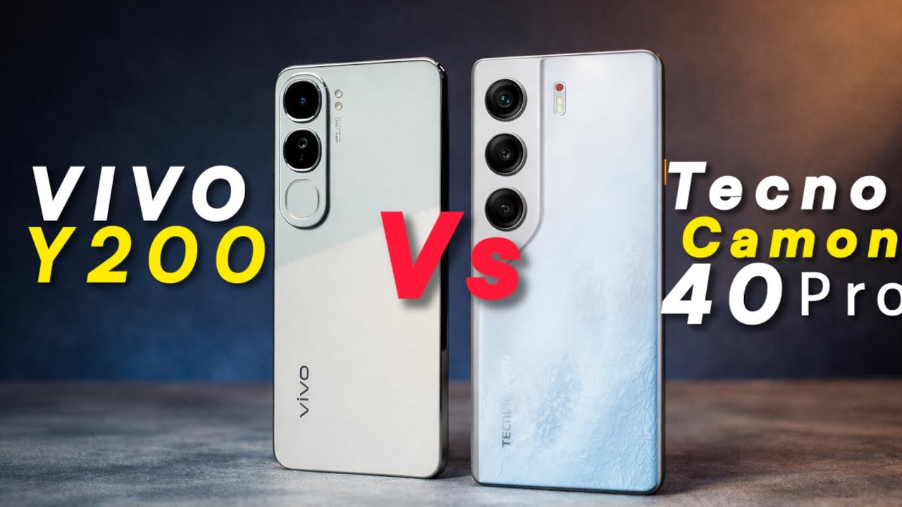 TECNO CAMON 40 PRO VS VIVO Y200 QUICK COMPARISON | URDU/HINDI