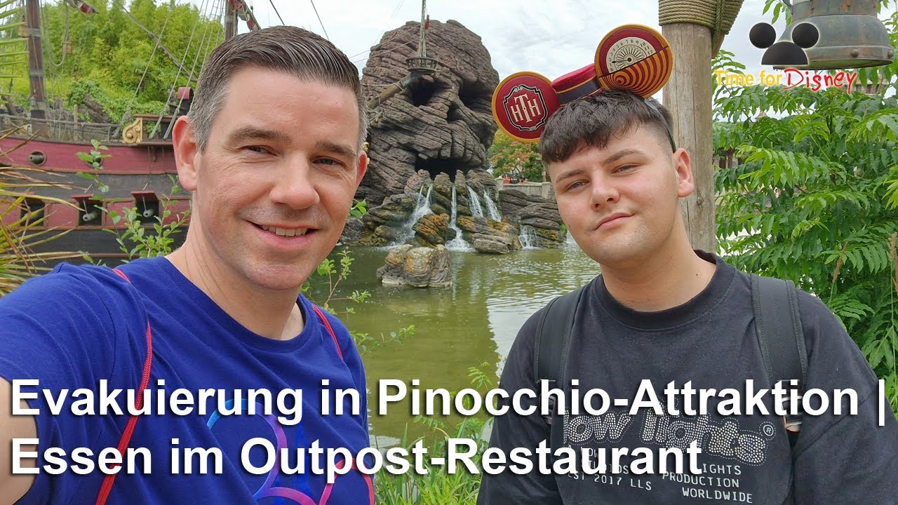Disneyland-Vlog #58: Evakuierung in Pinocchio Dark-Ride-Attraktion | Essen im Outpost-Restaurant