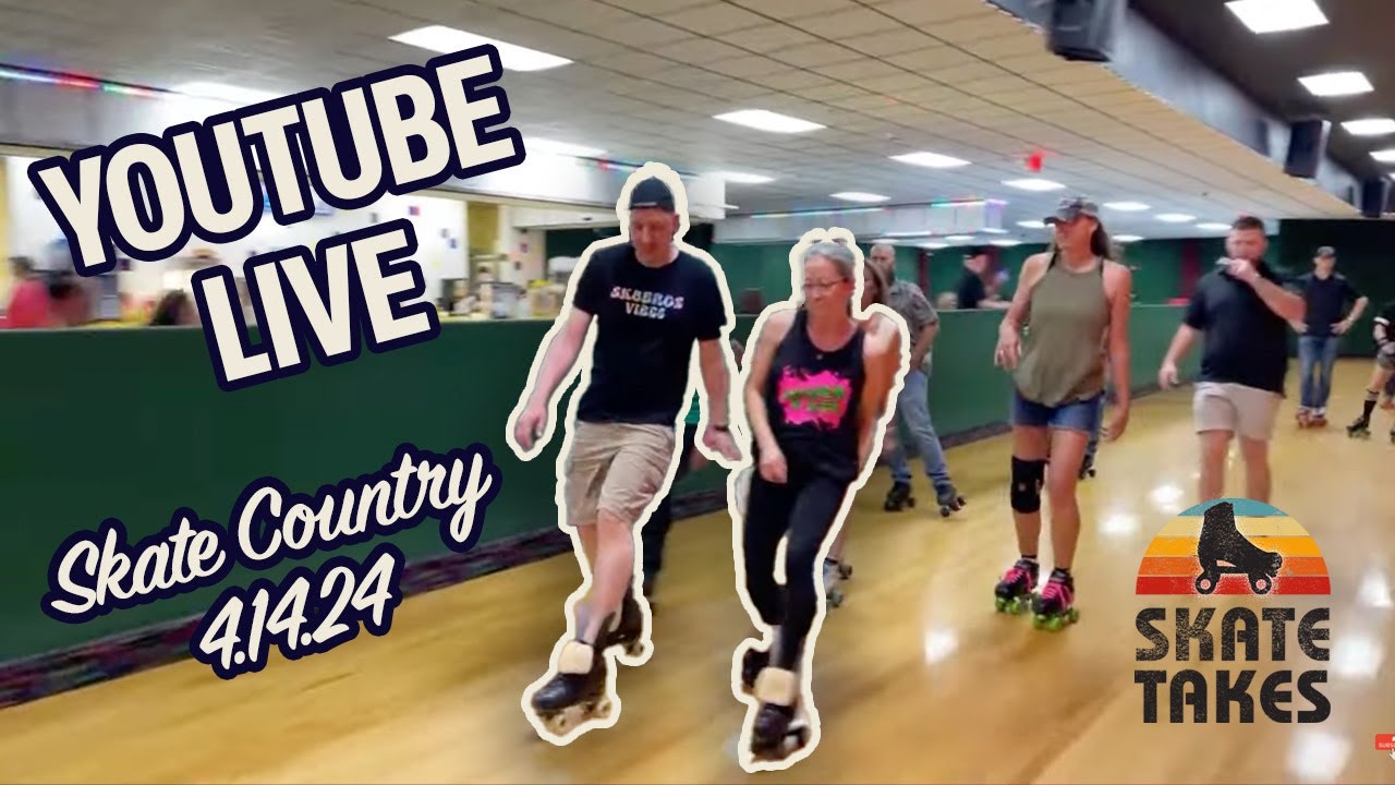 Youtube Live from Skate Country Old School Adult Night 4/14/24