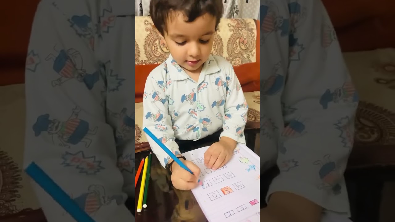 Color The Begining Sound Of Each Picture | Fun Learning |  Phonic Awareness | Kids Activity