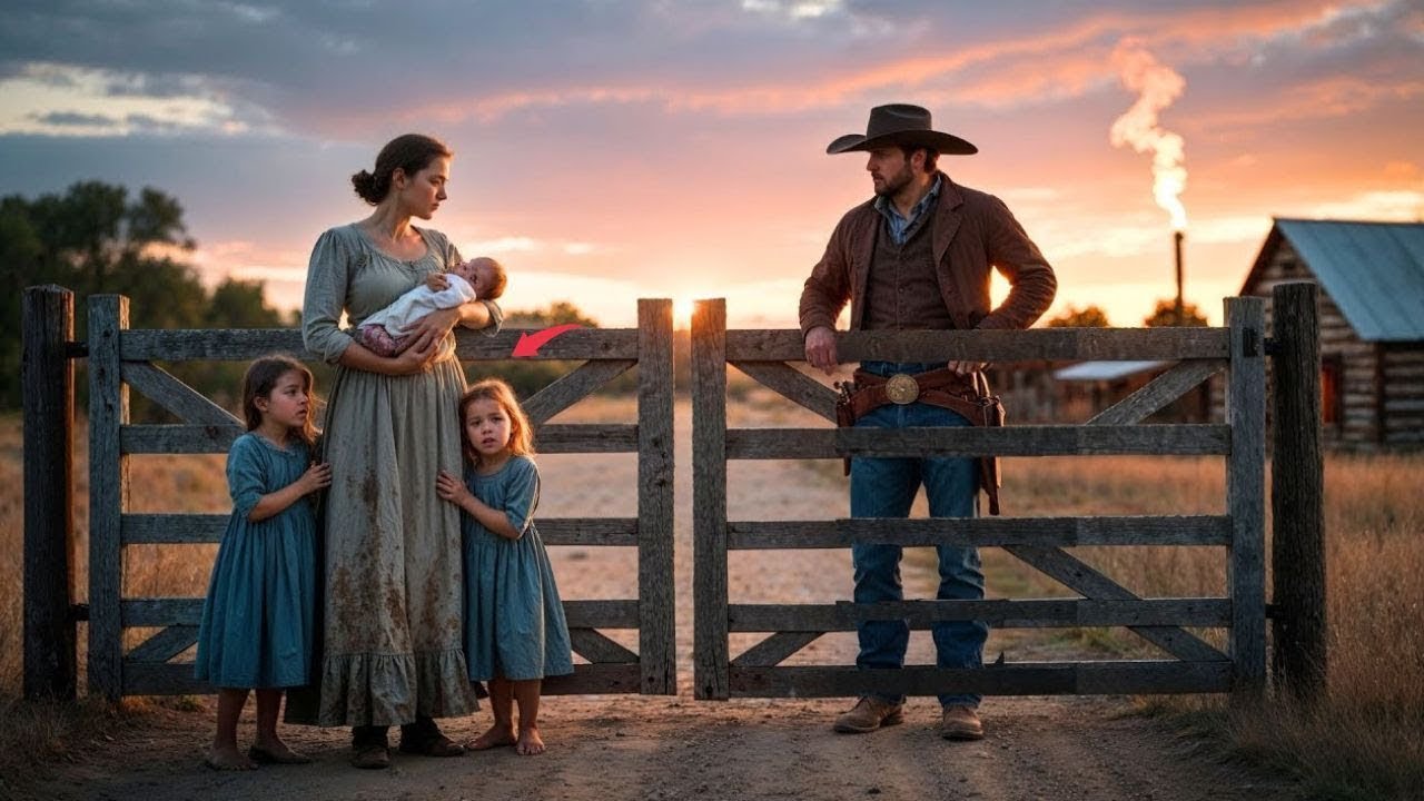Battue pour avoir donné des filles,elle trouva un cowboy veuf disant:Laisse-moi les élever fièrement