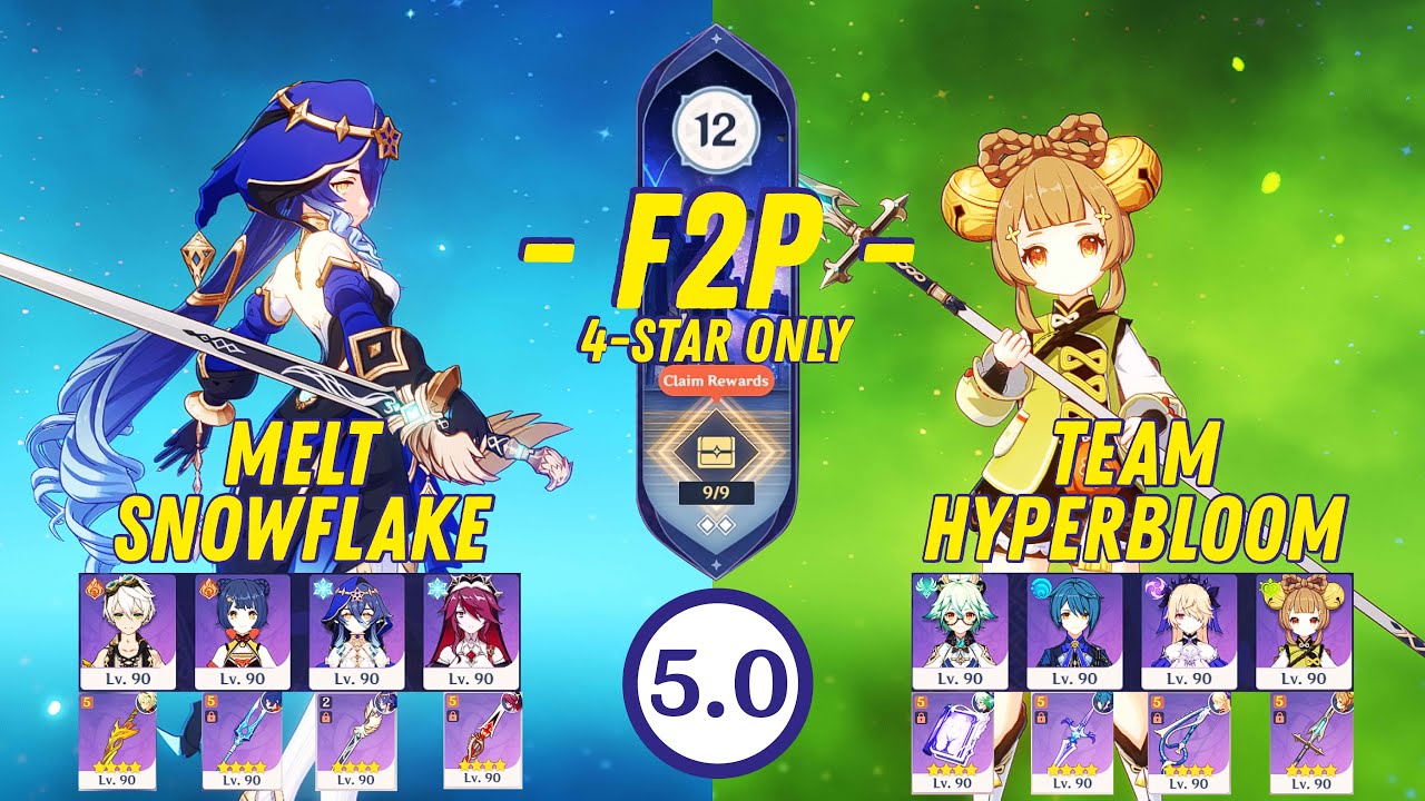 F2P Abyss 5.0 | 4-Star Only - Genshin Impact