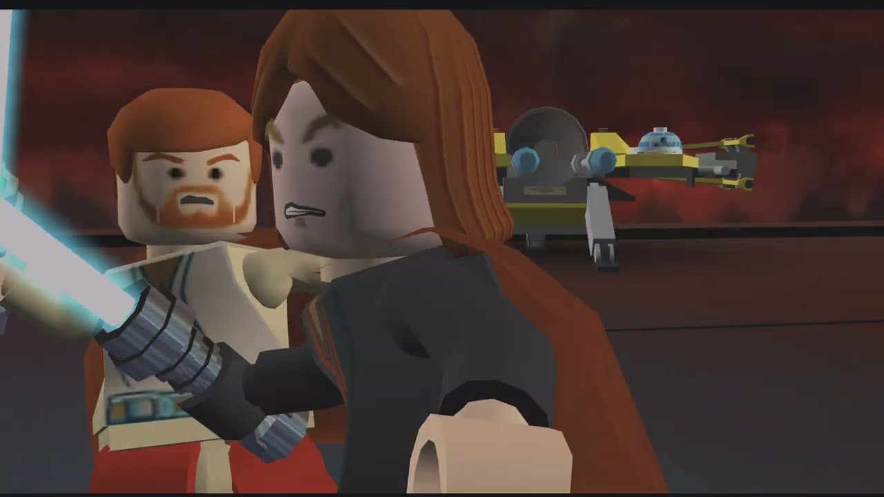 LEGO Star Wars II: The Original Trilogy - Obi wan vs Anakin