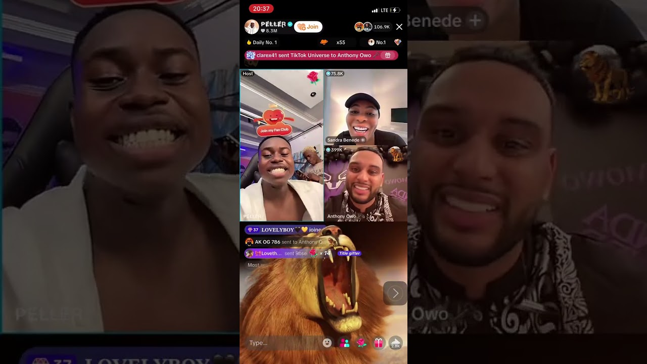 ￼ After the biggest TikTok match today between Peller and anthony Owo ￼