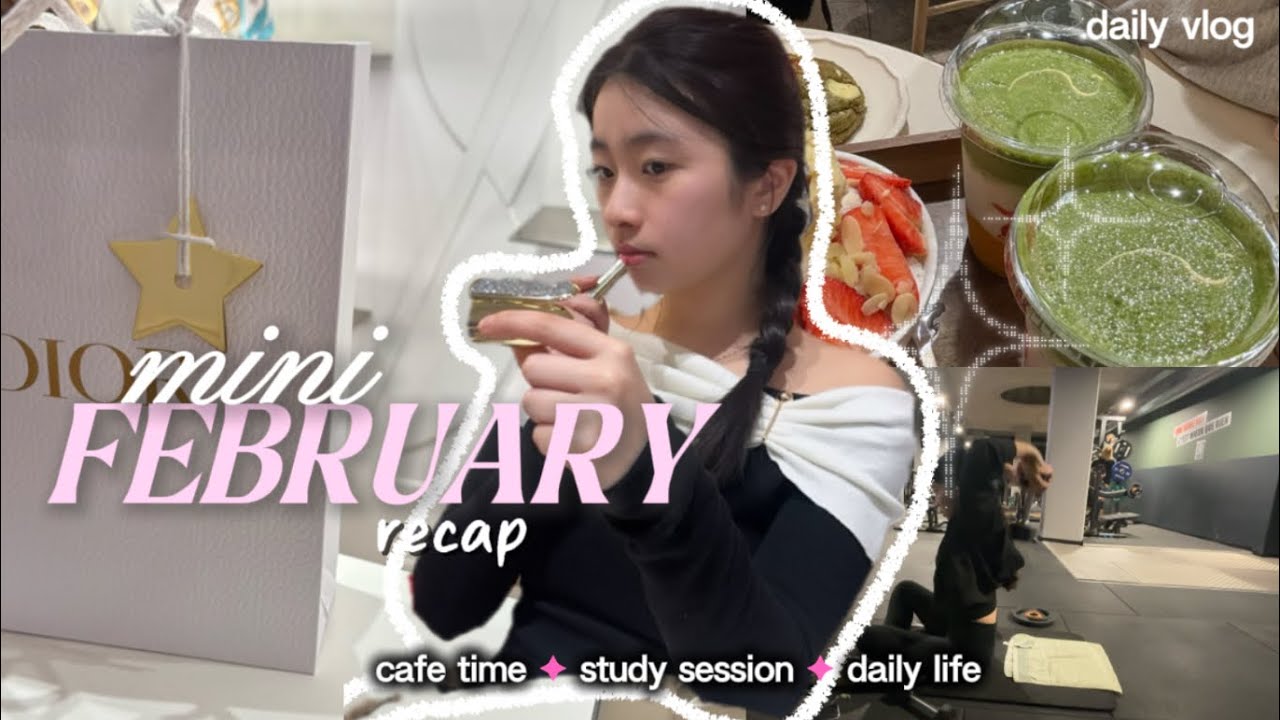 Petit vlog de février (note des partiels, st valentin, nouvel an lunaire, skincare,…) 🌟 